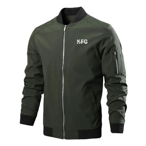 Chaqueta Bomber Clásica de Invierno para Hombre, Diseño Transpirable y Ligero con Cuello Alto, Ideal para Uso Diario y Actividades al Aire Libre - Product Image 1