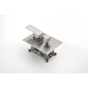 Valvola deviatrice a 2 vie in ottone massiccio per doccia, kit di sostituzione per miscelatore e maniglia doccia, rubinetti per vasca e doccia - Product Image 5