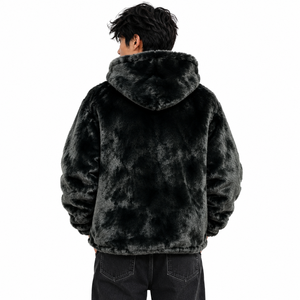 Sudadera con capucha para hombre, extragrande, de forro polar Sherpa, gruesa, texturizada, suave, cálida, informal, para invierno, proveedor mayorista - Product Image 3