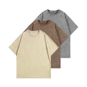 Camisetas de hombre usadas de 280 g/m² de jersey, ropa a granel mixta, fardos de ropa usada, camisetas casuales de estilo urbano para hombre, camiseta holgada elegante para hombre - Product Image 2