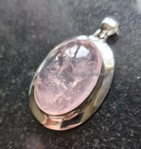 จี้เงินสเตอร์ลิงทำด้วยมือจี้ควอตซ์โรสเตอร์925คุณภาพสูงทำด้วยมือทำให้เกิดการออกซิไดซ์ตามธรรมชาติ - Product Image 3