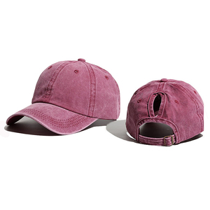 Comprar Gorra de Béisbol para Mujer, Gorra de Golf para Dama, Gorras con Cola de Caballo, Gorra de Béisbol Lisa - Product Image 1