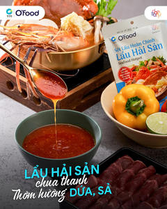 Salsa para Hot Pot de Mariscos 180g Venta al por Mayor O'food |   Agridulce y Picante |   Producto Listo para Usar |   Marca Privada OEM - Product Image 4