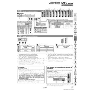 Produit de vérins d'actionneur électrique LEPY10LK-50R-RCAN5 SMC Pneumatics - Product Image 2