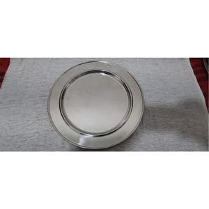 Bandeja de Servir de Acero Inoxidable Martillado de Lujo, Plato Decorativo de Metal para Hotel, Bodas y Hogar, Bandeja de Calidad Alimentaria - Product Image 2