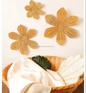 หวายตกแต่งผนังทำด้วยมือน้ำหนักเบาเป็นมิตรต่อสิ่งแวดล้อมทนทานใช้ตกแต่งได้อย่างยั่งยืนเวียดนาม - Product Image 1