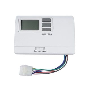 Termostato a Pulsante da Parete Controllato da App per Raffreddamento e Riscaldamento, Alimentato a Batteria, Componenti per Sistemi HVAC - Product Image 1