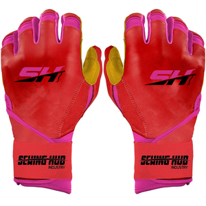 Guantes de Bateo de Béisbol Duraderos para Adultos, Agarre de Alta Tracción, Soporte Protector para Muñeca, para Jugadores de Liga - Product Image 1