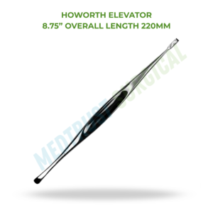 Elevador de Huesos Quirúrgico Howorth de 8.75 Pulgadas (220 mm) para Cirugía de Columna Vertebral - Product Image 2