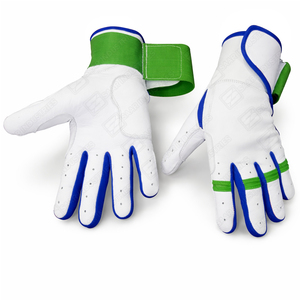 Guantes de Bateo de Béisbol y Sóftbol para Adultos de Alta Calidad, de Cuero, Dedos Completos, para Mano Derecha, Colores y Logotipos Personalizados, Venta al Por Mayor - Product Image 4
