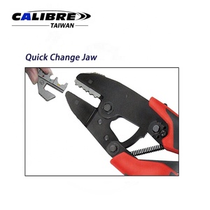 TAIWAN CALIBRE 10 "Herramientas de alicates de crimpadora de trinquete de cambio rápido - Product Image 5