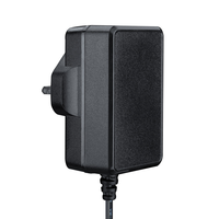 Adaptor Daya Switching GOE GS2B-024-1201500-Y 12V 1.5A, Sesuai UKCA, Material PC, Output 24W, Colokan AC100-240V