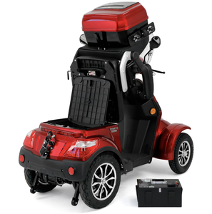 BEST E-Quad 25 V.3 พรีเมียม, ลิเธียม, สีแดง, 25 กม./ชม. - Product Image 5