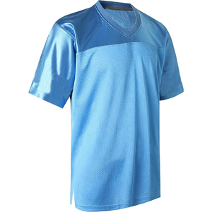 เสื้อฟุตบอลอเมริกันคุณภาพเยี่ยม ระบายอากาศได้ดี ทรงโอเวอร์ไซส์ สไตล์สตรีทแวร์ ทรงบ็อกซี่ พิมพ์ลายแบบซับลิเมชั่น - Product Image 5