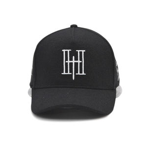 Casquette de baseball unisexe personnalisée à 5 panneaux en polyester/coton avec logo brodé, réglable et à fermeture snapback, pour toutes les activités de plein air - Product Image 1