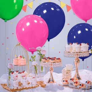 32pcs Navy Blue 18-Inch <b>Round</b> Large Latex Party <b>Balloons</b> for Birthday & Wedding Decorations - Product Image 2