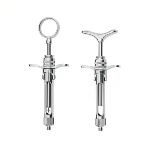 Seringues d'anesthésie auto-aspirantes dentaires Azicon en acier inoxydable, réutilisables et autoclavables - Product Image 1