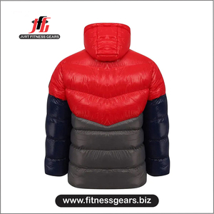 Veste à bulles unisexe à capuche coupe-vent rembourrée de duvet, prix de gros, best-seller, vente chaude pour l'hiver - Product Image 2