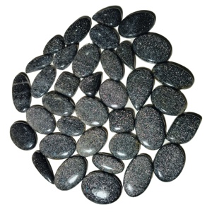 Piedra Preciosa Natural de Alta Calidad, Cabujón de Piedra Solar Negra, Formas Mixtas, 20-45 mm, 8-12 g, Certificada por Terceros para la Fabricación de Joyas - Product Image 4