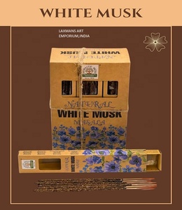 Incienso Smudge en Oferta, Fragancia Popular Orkay, Incienso Aromático Orgánico de Vainilla Hecho a Mano en India, 9 Pulgadas, Estándar, Paquete de 12 Unidades, 30 - Product Image 2