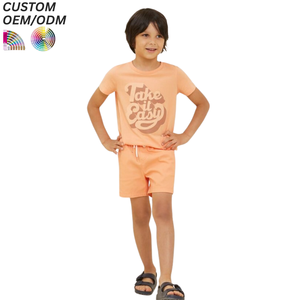 Vente en gros OEM/ODM de hauts décontractés pour enfants, t-shirts 100% coton à séchage rapide, vêtements pour garçons à manches courtes, 90-140 cm, imprimés de dessins animés, personnalisables - Product Image 3