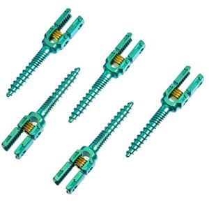 Instrument de chirurgie orthopédique de la colonne vertébrale, vis manuelle réutilisable, certifiée CE, classe II, en alliage de titane vert ALIVANTA - Product Image 4