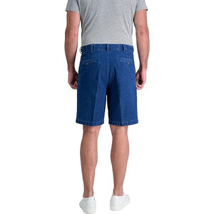 Pantalones cortos de mezclilla azules informales para hombre, pantalones cortos de mezclilla ajustados, estilo veraniego - Product Image 3