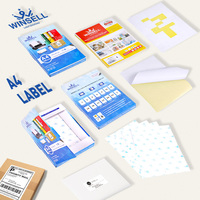 Papier adhésif Evergreen pour imprimer des étiquettes de produit auto-adhésives transparentes à jet d'encre A4 vierge