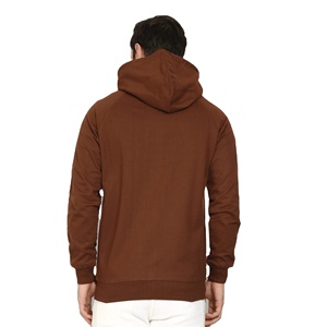 Sweat à capuche zippé streetwear pour homme, 480 GSM, en coton et polyester, molleton épais, veste décontractée à capuche, fabrication OEM, marque privée - Product Image 6