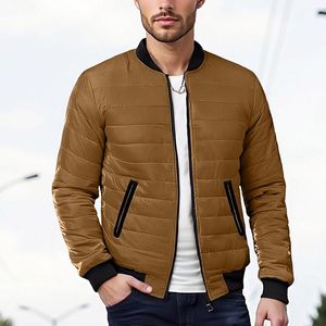 เสื้อแจ็คเก็ตบับเบิ้ลสำหรับทุกฤดูพร้อมผ้าที่ทนทานต่อแรงลม - Product Image 4