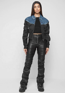 Nouvelles vestes bomber en cuir pour hommes, manches longues, séchage rapide, respirantes, toutes saisons - Product Image 2