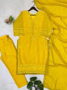 Robe Anarkali Salwar Kameez traditionnelle indienne et pakistanaise la plus vendue pour femmes adultes, style Bollywood, prête à porter - Product Image 5