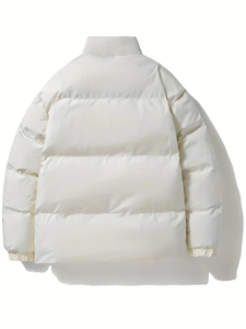 Hot Selling Premium Quality 100% Nylon Lightweight Casual Wear Puffer Jacket For <b>Men</b> Custom Printed Logo Winter Bubble Jacket - Product Image 2