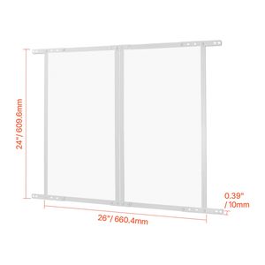 Protector de Puerta para RV de 24 x 26 Pulgadas, Fácil de Instalar y Desmontar, Malla Protectora Reforzada y Transpirable, Accesorio Interior de Aluminio - Product Image 5