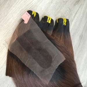 Extensions de cheveux humains bruts vietnamiens Bundles de vague profonde de Super qualité avec dentelle douce HD sensation de main douce pour la trame de génie de perruque - Product Image 3