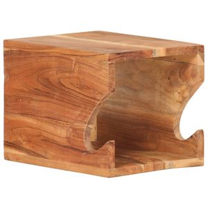 Support mural pour vélo en bois d'acacia massif 13,8''x9,8''x9,8'' - Product Image 1