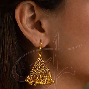 Pendientes de Boda de Acero Inoxidable Dorado para Mujer, de Moda, de Alta Calidad, Accesorios de Moda, Venta al por Mayor Directa de Fábrica - Product Image 4