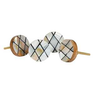 Perillas de resina de madera para gabinetes, herrajes para muebles, diseño de interiores, manijas para puertas de armarios de hogar y oficina, precio económico - Product Image 2