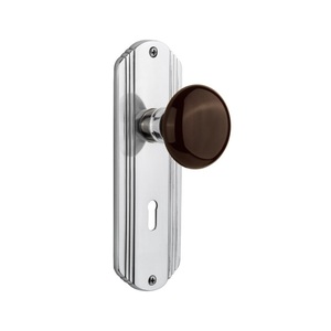 Poignée de porte rectangulaire en laiton durable tendance, personnalisable, pour intimité et passage, nouveau design moderne pour hôtel, villa, chambre et salon - Product Image 4