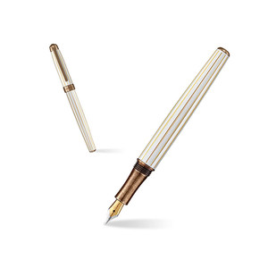Stylo multifonction GANRAKU Zebra Sharbo X SL6, stylo exécutif rotatif de luxe japonais de qualité supérieure, édition en cuir noir - Product Image 1