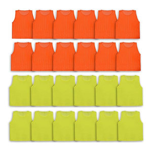 Pinnies Practice Vests Youth Pennies for Sports Youth Scrimmage Vests <b>Training</b> <b>Bibs</b> Lightweight Breathable Team Practice Gear - Product Image 1
