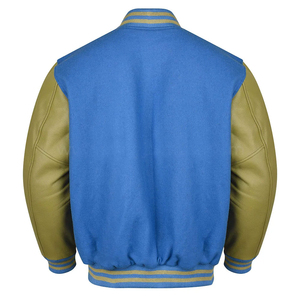 Veste universitaire en satin de haute qualité pour hommes, veste en satin de laine tendance avec décorations boutonnées, toutes tailles, hiver - Product Image 6