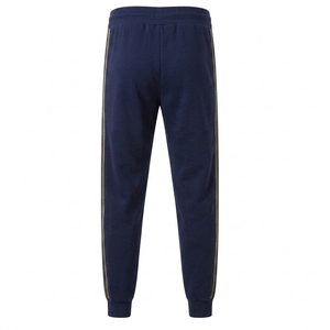 Pantalon de survêtement personnalisé en gros avec logo, polyester/coton respirant, écologique, pour homme, style urbain, couleurs unies, coupe mi-vintage - Product Image 2