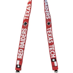 Texas Tech perlé sac à main sangle personnalisé or blanc perle de rocaille sac sangles accessoires sacs spécial sac pièces accessoires - Product Image 1