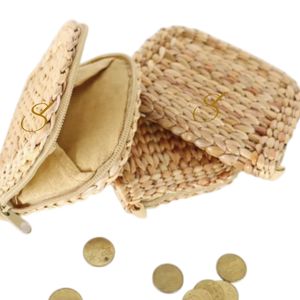 Handmade Woven Straw Coin Purse: Water Hyacinth <b>Wallet</b> - Product Image 6
