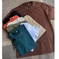 T-shirt d'été pour homme de qualité supérieure, col rond, manches courtes, motif uni, tricoté, décontracté, design simple, BD