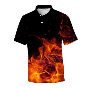 Camiseta de polo de golf lisa de poliéster y spandex sublimable, personalizable al por mayor, con el último diseño para hombre - Product Image 4