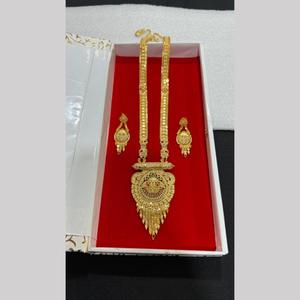 ชุดสร้อยคอยาวดีไซน์เนอร์ meenakari ชั้นดี11058995GL ขึ้นรูปราชวงศ์ - Product Image 1