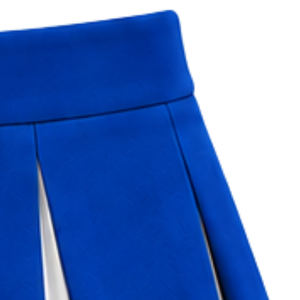 Falda Deportiva Plisada Azul Rey, Blanca y Negra para Mujer, Falda de Animadora de Cintura Alta para Equipo Deportivo, Baile y Uniformes Deportivos - Product Image 3