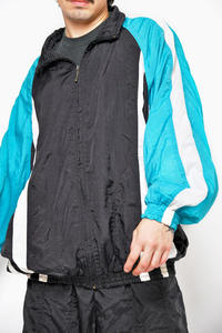 Conjunto de Chaqueta y Pantalón Impermeable de Secado Rápido con Estampado Personalizado, Chaqueta Cortavientos de Nailon, Chándal Deportivo Reflectante para Hombre - Product Image 3